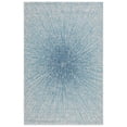 thumbnail image 2 of Safavieh Courtyard Paolo Sunburst Indoor/Outdoor Area Rug, Gray/Navy, 5'3" x 7'7", 2 of 9