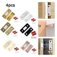 thumbnail image 3 of 4 Sets Hole-free Invisible Magnet Door Suction Cabinet Strong Magnetic Attractor, 3 of 4