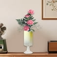 thumbnail image 6 of CarpNettore Glass Vase Desktop Ornament Decorative Photo Prop French Sculpture Statue Flower Yellow, 6 of 9