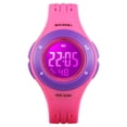 thumbnail image 1 of Niños Reloj digital Cronómetro Niños Impermeable Dial redondo Reloj de pulsera con alarma deportiva Retroiluminación LED Monstrate EL4552-05, 1 of 2
