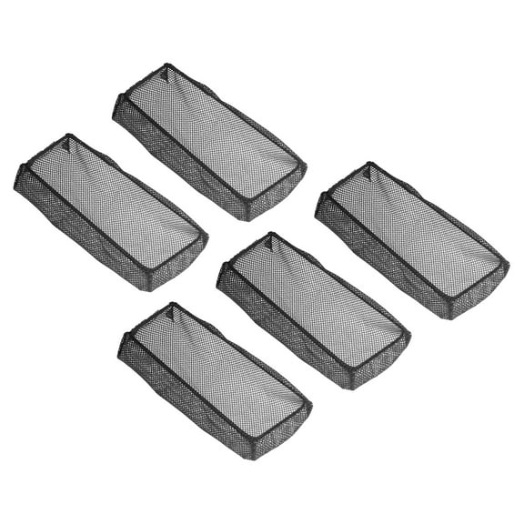 5Pcs 4x8 Inch Floor Register Cover Trap, Floor Vent Screen Mesh Cover, Black