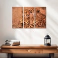 thumbnail image 2 of Elephant Stock Sweet Loving Cheetahs Wall Art - Horizontal Multi Panel Canvas - Living Room Wall Decor - Animal Multi Panel - Black And Orange Decor - 23" x 14", 2 of 4