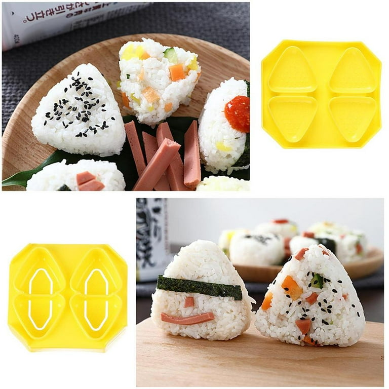 Sushi Mold Onigiri Rice Ball Food Press Triangular Maker Kit Japanese Bento  Box