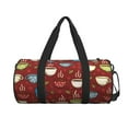 thumbnail image 2 of Haiem Coffee Cups Pattern Gym Bag for Women Men, Waterproof Travel Duffel Bags, Personal Item Travel Bag Weekender Bag with Shoes Compartment & Wet Pocket, 2 of 8