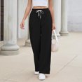 thumbnail image 6 of Samdudou Girls Flare Leg Sweatpants Elastic Waist Bootcut Trousers Casual Activewear Bottoms Sporty Yoga Pants Lounge Clothes for School Sports Size 5-15 Years, 6 of 8