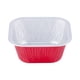 thumbnail image 2 of Moldes de Aluminio para Cupcakes, Moldes Reutilizables con Tapa, Resistentes Al Aceite y Al Agua, Multiusos para Cupcakes y Postres, para Fiestas o Bodas, Juego de 100 Unidades, 7,8 X 8,8 Cm, 2 of 2
