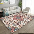 thumbnail image 3 of Alfombra persa vintage de lujo estilo bohemio para sala de estar, lavable a máquina, para decorar el dormitorio y la sala de estar, 3 of 5