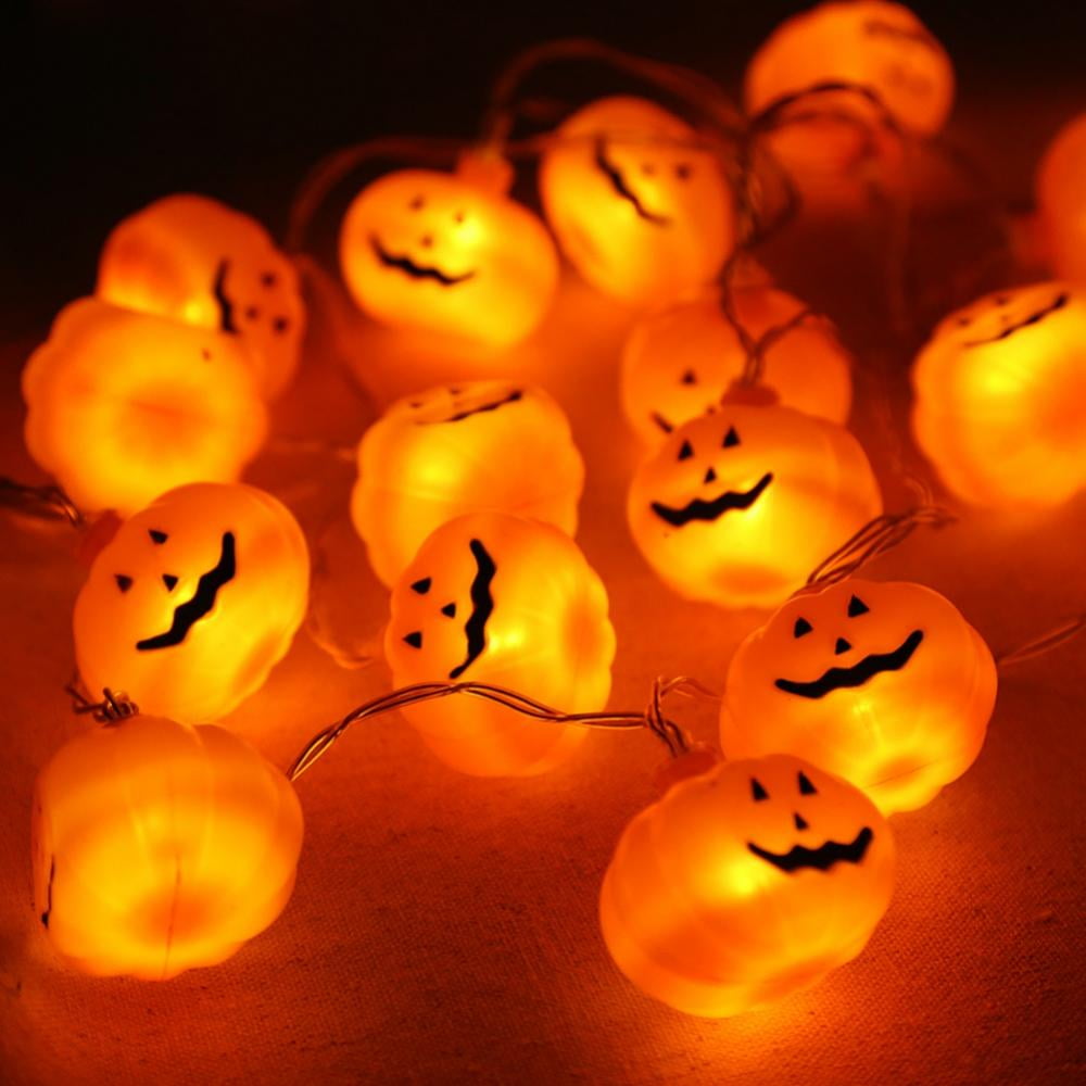 Monfince Halloween Lantern String Lights, Lanterns Pumpkin String