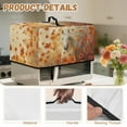 thumbnail image 6 of TSOVTHRID Horse Poppy Floral Print Microwave Oven Grill Cover Protector Heat-Resistant Microwave Oven Dust Cover with Handle Case Protections for Toaster Oven, 18.25"W x 14.5"D x 11"H, S, 6 of 7