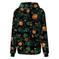 thumbnail image 5 of POINTERTECK Halloween Femmes Mode Quotidienne Polyvalent Décontracté Sweat-Shirt Col Rond Manches Longues Imprimé Sweat-Shirt, 5 of 5