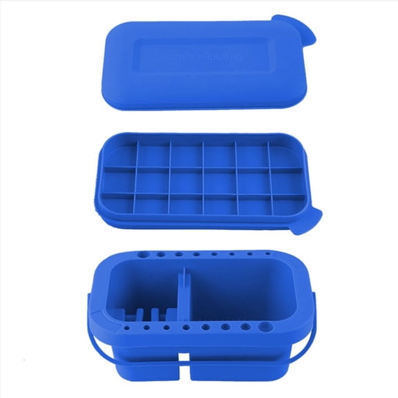 Giaone Artist Brush Washer with Lid Palettes and Brush Holder, Paint Brush Washer Pots