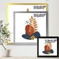 thumbnail image 4 of Designart 'Abstract Minimal Shapes Under Flowers VIII' Modern Framed Art Print, 4 of 4