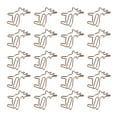 thumbnail image 2 of Clips de Papier Fauve, Multi-Usage Simple Processus de Galvanoplastie Petits Trombones Sans Fondu Portable pour Fichier pour Photos pour Signet, 2 of 8
