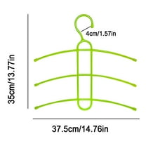 Multiple Shirt Hangers in One Space Saving Plastic 5 Pack Durable Multi Functional Non Slip Clothes Hangers Closet Organizers for Coats Jackets Pants Dress Scarf Dorm Room Apartme