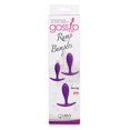 thumbnail image 1 of Gossip Rump Bumpers Silicone Anal Plug, Violet, 1 of 5