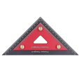 thumbnail image 1 of Double Triangle Ruler Detachable 4 Inch and 6 Inch Aluminum Alloy Accurate Carpentry Square Tool, 1 of 4