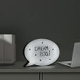 thumbnail image 2 of Northlight 12" LED Lighted Thought Cloud Dry Erase White Board, 2 of 4