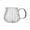 Clear, variant on Elegant Wave Shaped Clear Glass Creamer Coffee Milk Creamer Pitcher/Serving Pitcher/Sauce Pitcher/Milk Creamer Jug for Kitchen 11.8 oz