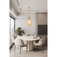 thumbnail image 6 of Design Living 1-Light D12'' Gold Powder Coat Chain Basket Light, 6 of 6