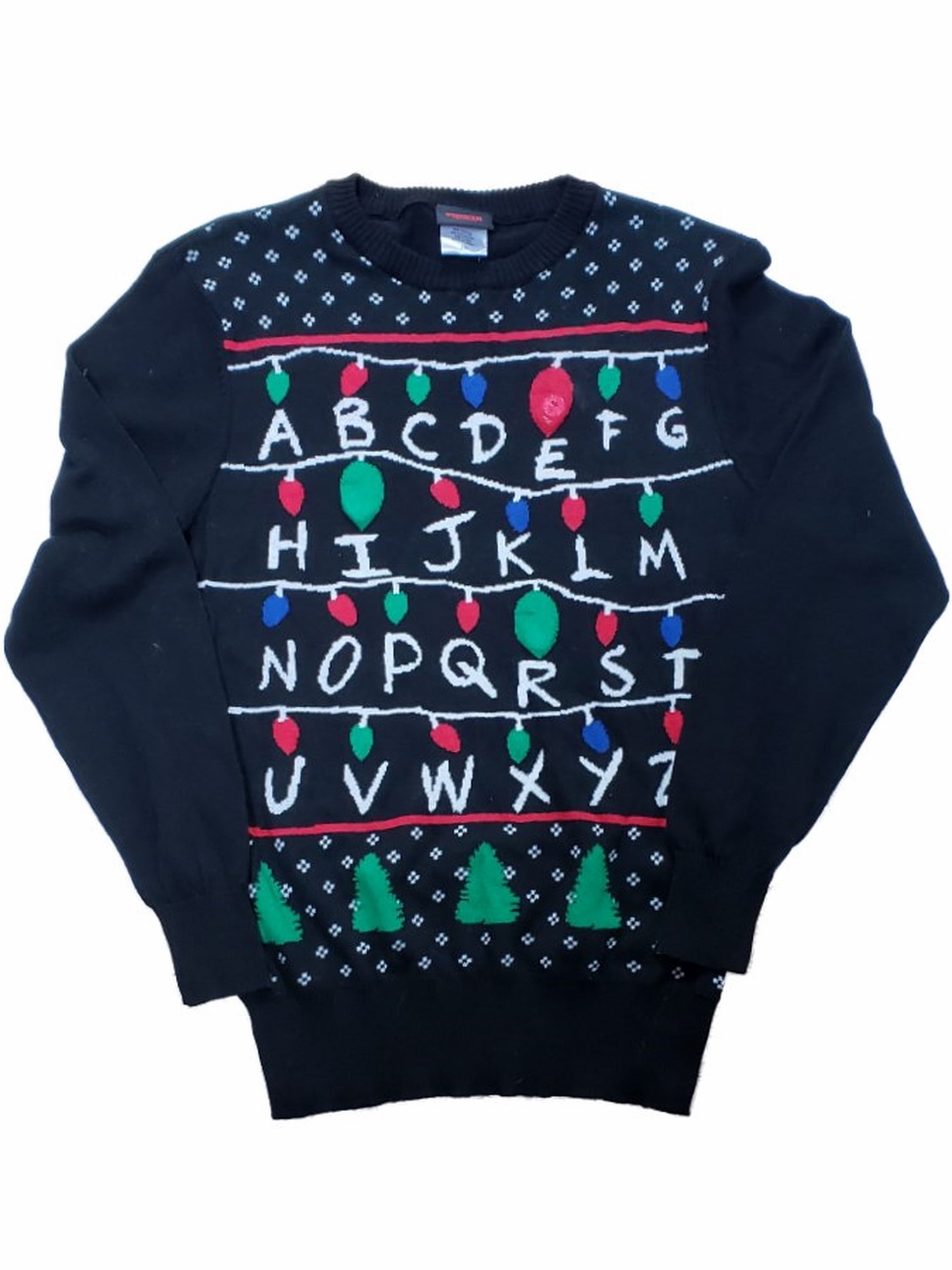 stranger things light up sweater