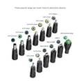 thumbnail image 3 of MesaSe Universal USB to DC Charger Cable for Multiple Devices 13 Adapters  5V 1A Output, 3 of 5