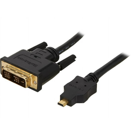 UPC: 0065030853170 | StarTech.com HDDDVIMM2M Black Micro HDMI (19 pin) Male to DVI-D (19 pin) Male to Male Cable