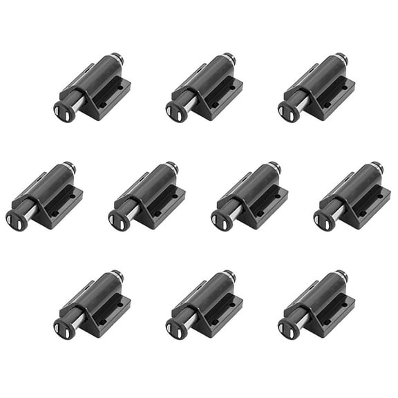 10pcs Push to Open Magnetic Latches Heavy Duty for Kitchen & Bathroom Cabinets