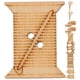 thumbnail image 1 of EeaseMX 50 botones de madera de 2 agujeros para máquina de coser, diseño surtido, para manualidades, scrapbooking, costura, 23 x 17 mm (patrón aleatorio), 1 of 7