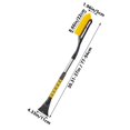 thumbnail image 3 of Staron 2-in-1 Car Snow Ice Scraper and Brush, Detachable with Foam Grip for SUV Trucks, Winter Snow Remover, 3 of 7