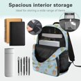 thumbnail image 6 of Garronmavis Cute Capybara Turtle Print 17-inch Kids School Backpack, Large Capacity Bookbag with Adjustable Shoulder Straps, Suitable for Boys Girls Daily School Travel Back-to-School Gifting, 6 of 8