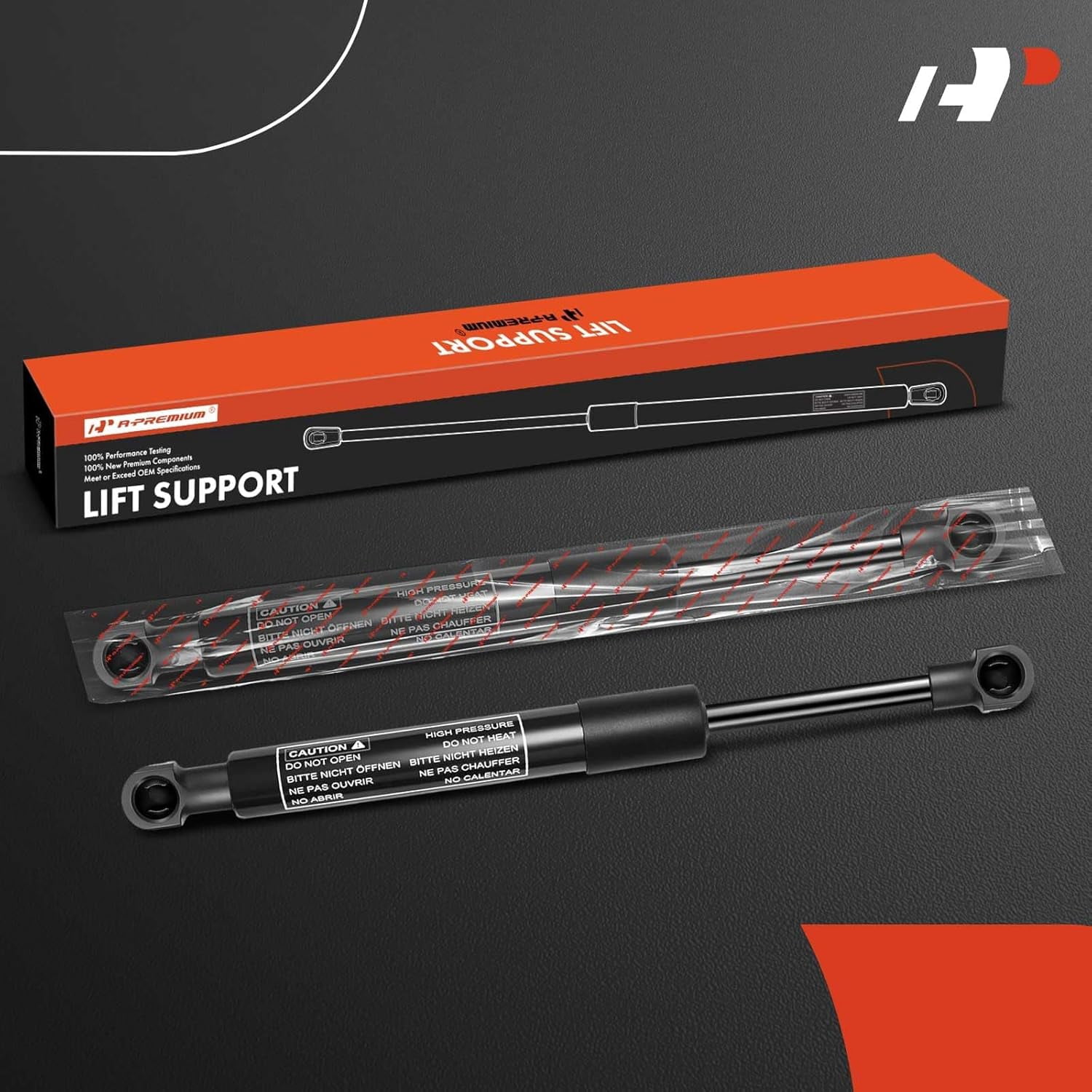 A-Preimum Hood Lift Supports Shock Struts Replacement for BMW E83 X3 2004-2010 2-PC Set