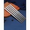 thumbnail image 1 of 4pairs Stainless Steel Chopsticks, 1 of 5