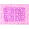 thumbnail image 1 of Ahgly Company Indoor Rectangle Oriental Pink Traditional Area Rugs, 5' x 7', 1 of 4