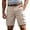 Beige, variant on Cargo Shorts for Men Summer Casual Breathable Straight Leg Loose Fit Bermuda Work Shorts with Pockets