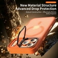 thumbnail image 4 of Dteck for iPhone 17 Pro Case with Crossbody Adjustable Strap, Compatible with MagSafe, Magnetic Phone Case with Camera Stand for iPhone 17 Pro,Orange, 4 of 8