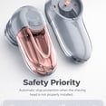 thumbnail image 3 of Gray Electric Lint Remover Fabric Shaver for Clothes Sweaters Blanket, 3 of 8