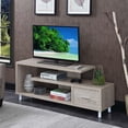thumbnail image 2 of Pemberly Row Contemporary Wood TV Stand for TVs up to 60" in White, 2 of 6