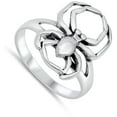 thumbnail image 4 of High Polish Large Spider Bug Ring .925 Sterling Silver Band Jewelry Female Male Unisex Size 10, 4 of 4