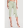 thumbnail image 3 of Women's Tie Waist Capri Leggings, 3 of 4