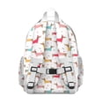 thumbnail image 3 of Colorful Funny Dachshund Backpack for School,Cute School Bag,Schoolbag with Adjustable Shoulder Straps & Padded Back,15.25"x11.5"x5.25", 3 of 6