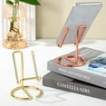 thumbnail image 6 of AURARMLET 2-Pack Metal Desktop Phone Stands with Electroplated Finish for Office and Home Use, and Stylish Holders, 6 of 6