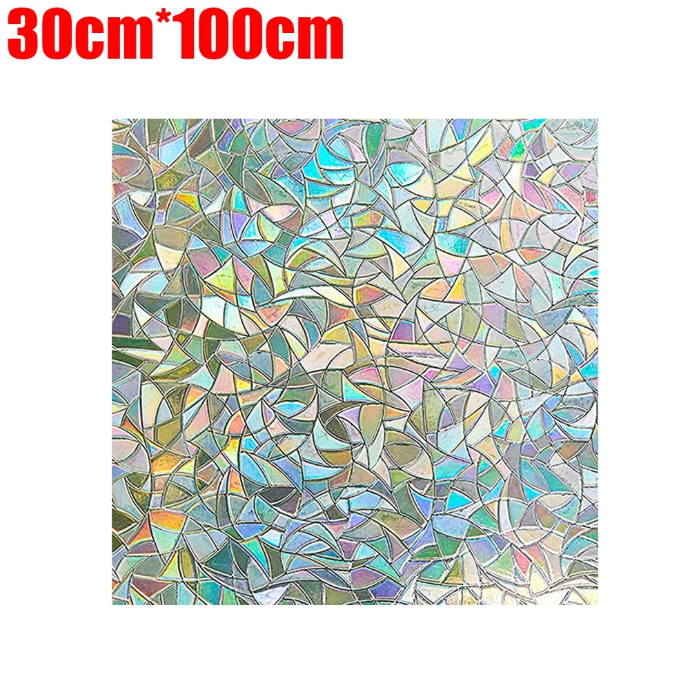 Buy GYANSHOPPE Window Privacy Film, Stained Glass Peel And Stick Window  Decals, Rainbow Window Film Holographic, Window Prism Film, Half Moon  Anti-Uv(45 X 200 Cm) Online at Low Prices in India 