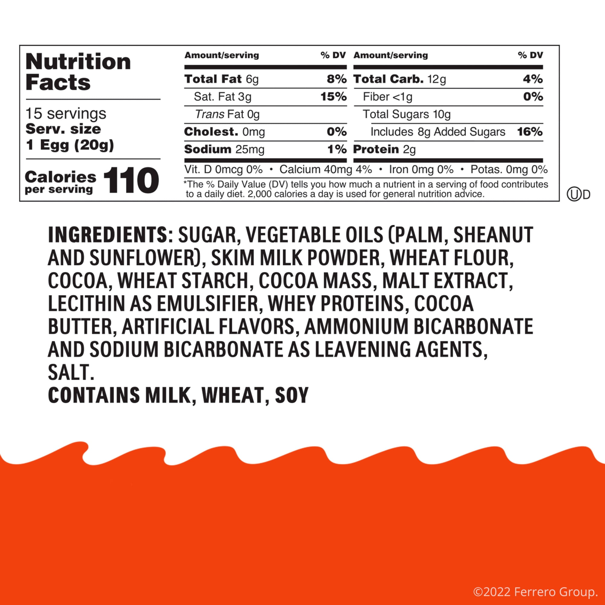 Kinder Joy Chocolate Egg with Sweet Cream, Cocoa Wafer Bites & Surprise Toy, Fun Easter Basket & Easter Egg Hunt Treat for Kids, 0.7 oz