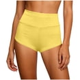 thumbnail image 3 of Bovxnpu Women's Athletic Shorts Dance Short Sporty Shorts Gym Workout Shorts Hot Shorts Women's High Waist Cutout Yoga Shorts Stretchy Workout Yoga Shorts Multiple Colors, 3 of 7