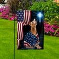 thumbnail image 2 of American Flag Chihuahua Dog Wearing Flag American Patriot Patriotic 4th of july House Flag, Double-Sided Decorative Outdoor Flag, Patriotic Polyester Yard Flag 29.5 x 39.5 in, 2 of 5