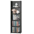 thumbnail image 5 of ZENY 5-Tiers Bookshelf Bookcase Multipurpose Display Storage 52", Black, 5 of 6