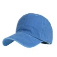 thumbnail image 1 of Explosions Washed Old Light Plate Baseball Cap Solid Color Cap Female Couple Men and Women Pure Cotton Light Plate Sun Hat, 1 of 6
