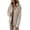 Beige, variant on SHEWIN Womens Hooded Puffer Jacket Full Zipper Short Coat with Pockets Winter Warm Outerwear Petite