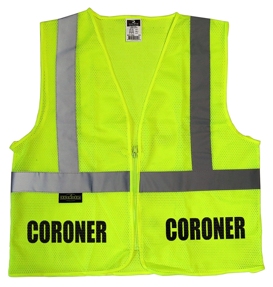 Coroner safety vest, High Visibility vest