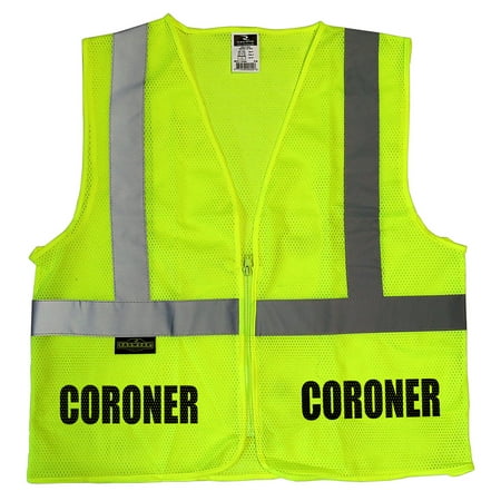 

Coroner safety vest High Visibility vest